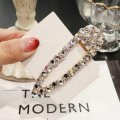 INS modische Korea Strass Entenschnabel Clip voller Diamant Kristall Haarnadel Clip Perlen Haarnadel Frauen &amp; Mädchen